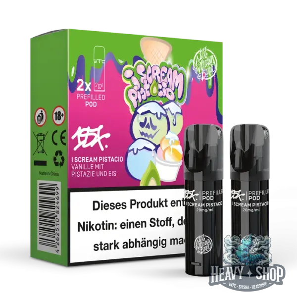 187 | Pod | I Scream Pistacio | 20mg/ml | 2 Stück