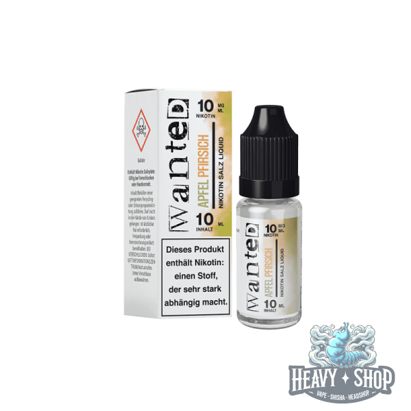 Wanted | Overdosed e-Liquid | Apfel Pfirsich | 10mg