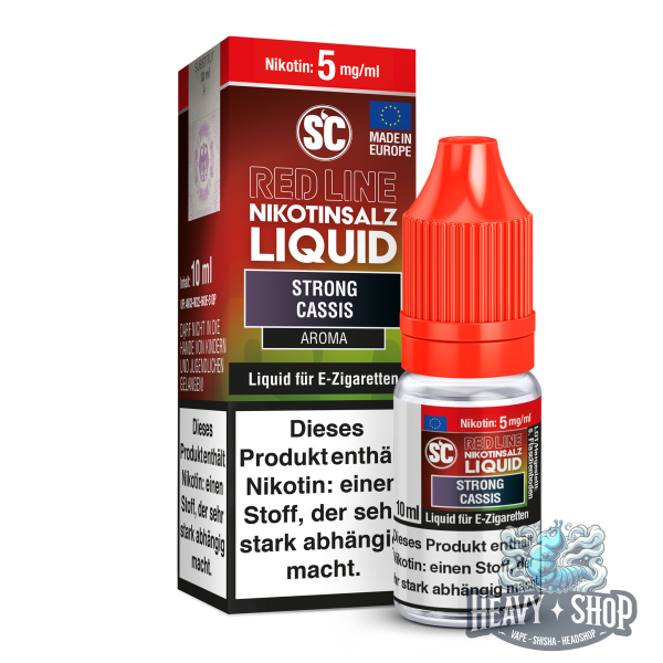 SC Liquid | Red Line | Strong Cassis V2 | 0mg | Nikotinfrei