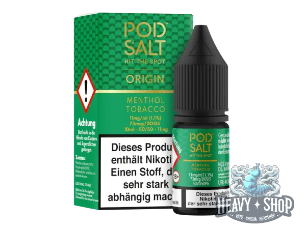 POD Salt | Origin | Menthol Tobacco | NicSalt 11mg
