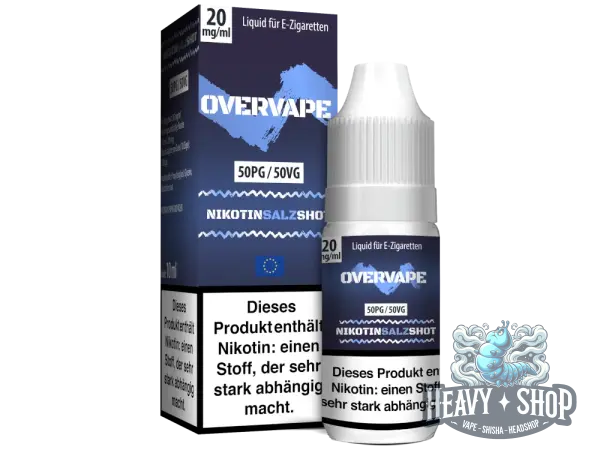 Overvape | Nikotinsalz Shot | 50VG/50PG | 20mg