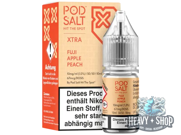 POD Salt | Xtra | Fuji Apple Peach | NicSalt 10mg