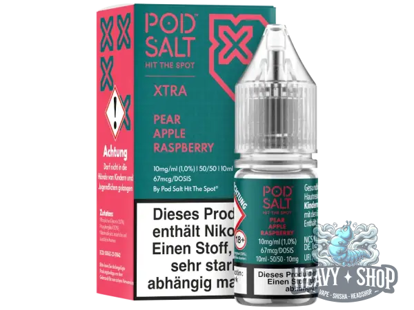 POD Salt | Xtra | Pear Apple Raspberry | NicSalt 10mg