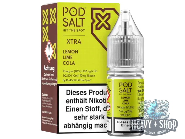 POD Salt | Xtra | Lemon Lime Cola | NicSalt 10mg