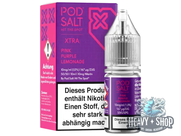 POD Salt | Xtra | Pink Purple Lemonade | NicSalt 10mg