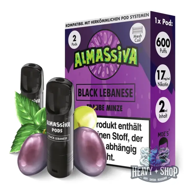 Al Massiva | Pod | Black Lebanese | 17mg/ml | 2 Stück