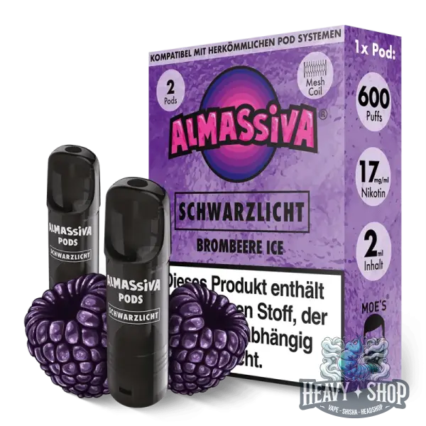 Al Massiva | Pod | Schwarzlicht | 17mg/ml | 2 Stück