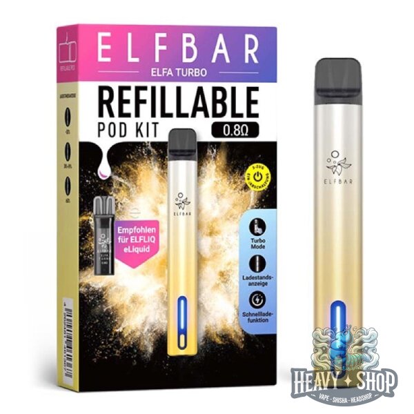 Elfa | Turbo Kit | 550 mAh | Aurora Gold