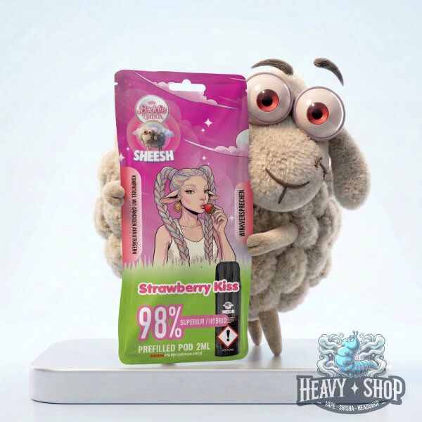 Sheesh | Superior Pod | Baddie Edition | Strawberry Kiss | Hybrid | 2ml
