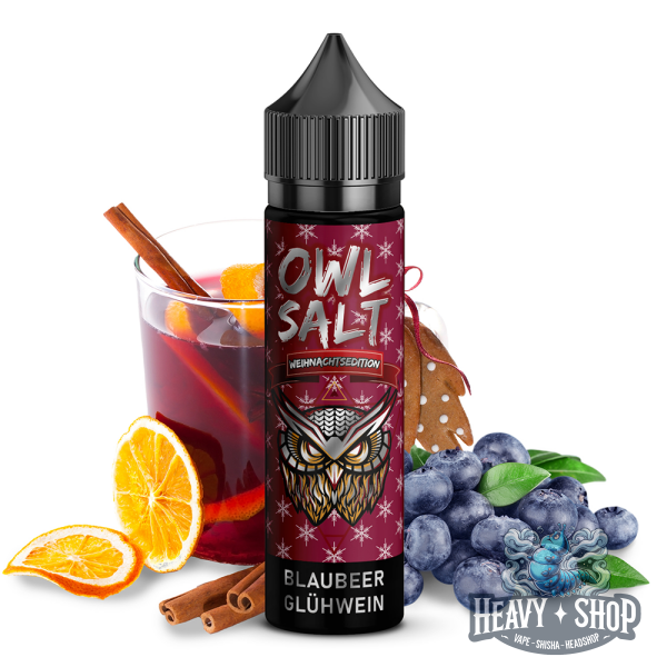 OWL Salt | Longfill | X-Max Edition | Blaubeer Glühwein | 10ml