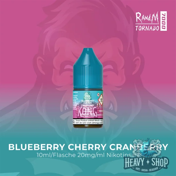 Fumot | RandM Tornado Liquid | Blueberry Cherry Cranberry | 20mg/ml