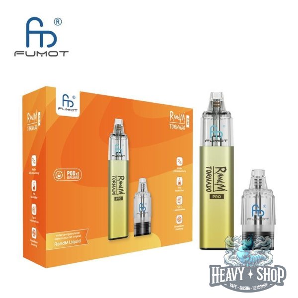 Fumot | RandM | Vape | Tornado Pro Kit | Yellow