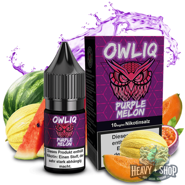 OWLIQ | Nic Salt Liquid | Purple Melon | 10mg