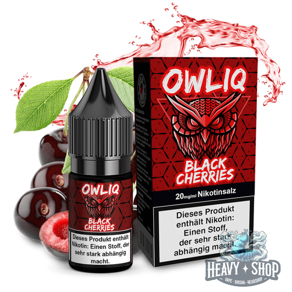 OWLIQ | Nic Salt Liquid | Black Cherries | 20mg