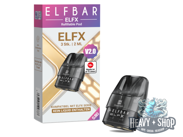 Elfbar | Elfx Pod V2 | 3ml | 0.8 Ohm | 3 Stück