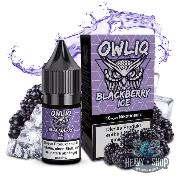 OWLIQ | Nic Salt Liquid | Blackberry Ice | 10mg