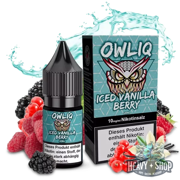 OWLIQ | Nic Salt Liquid | Iced Vanilla Berry | 10mg