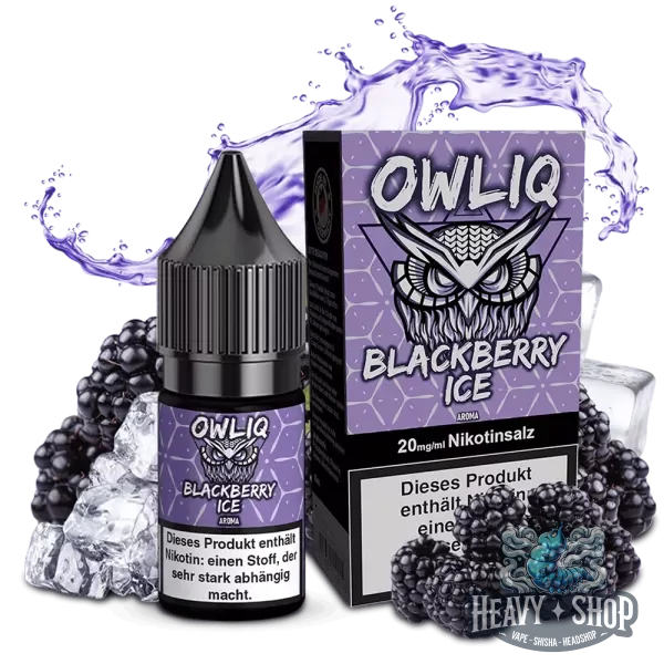 OWLIQ | Nic Salt Liquid | Blackberry Ice | 20mg