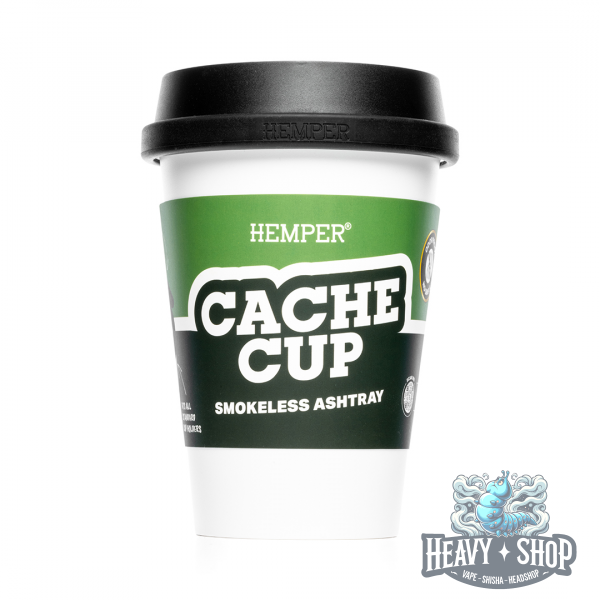 HEMPER | Cache Cup | Rauchfreier Aschenbecher | Weiß