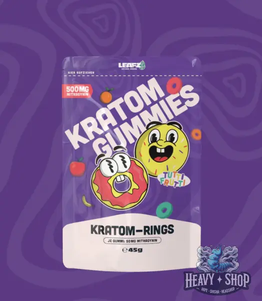 Leafz | Space Jellys | Kratom Aromagummies | 500mg Mitragynin