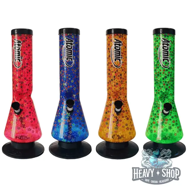 Atomic | Acrylbong | H: 30cm | Flower Design