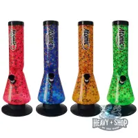 Atomic | Acrylbong | H: 30cm | Flower Design