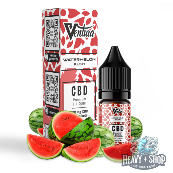 Ventura | 600mg CBD Liquid | Watermelon Kush | 10ml