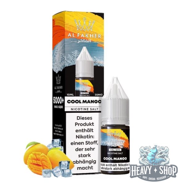 Al Fakher | Nikotinsalz Liquid | Cool Mango | 20mg/ml