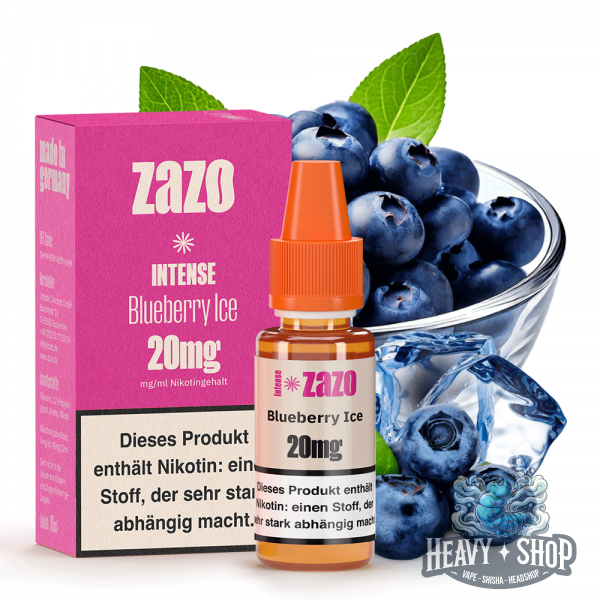 ZAZO Intense | Nikotinsalz Liquid | Blueberry Ice