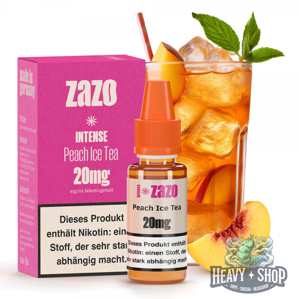 ZAZO Intense | Nikotinsalz Liquid | Peach Ice Tea