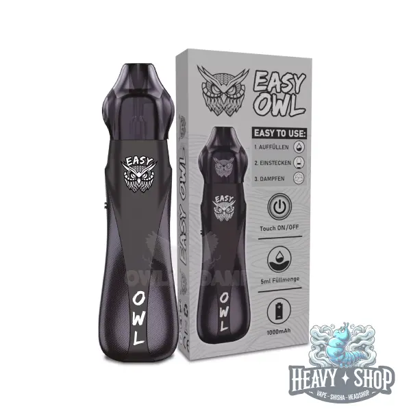 Easy OWL | Vape | 5ml | 0,8 Ohm | Kit Black Carbon