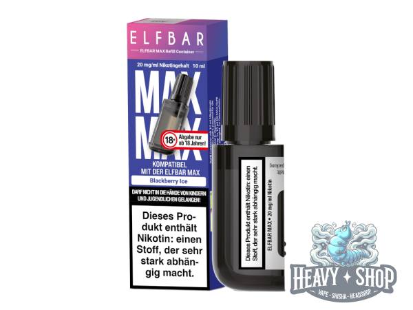 Elfbar | Max Pod | Blackberry Ice | 20mg/ml | 10ml