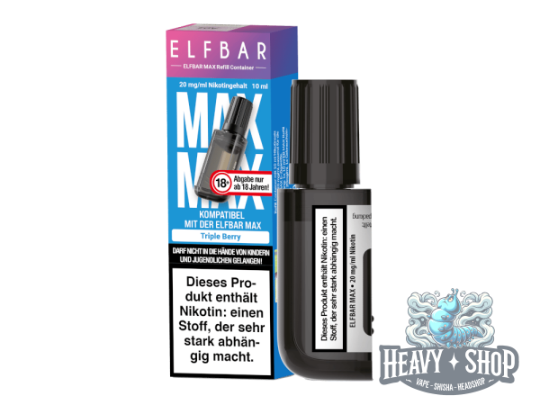 Elfbar | Max Pod | Tripple Berry | 20mg/ml | 10ml