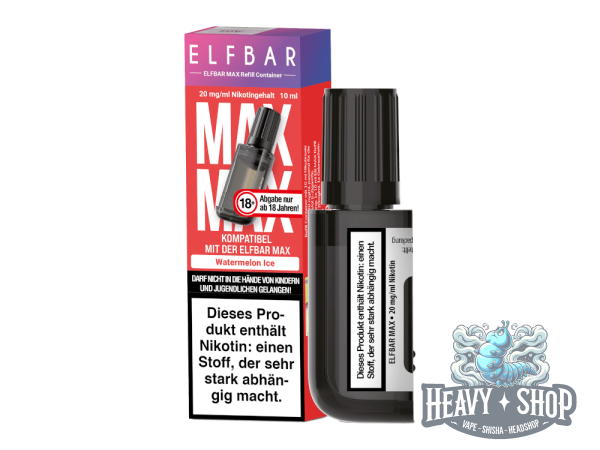 Elfbar | Max Pod | Watermelon Ice | 20mg/ml | 10ml