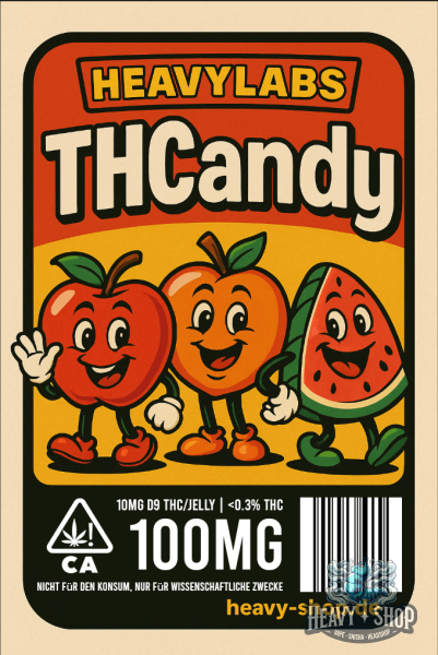 HeavyLabs | THCandy | 100mg | Infused Gummies | 10 Stück
