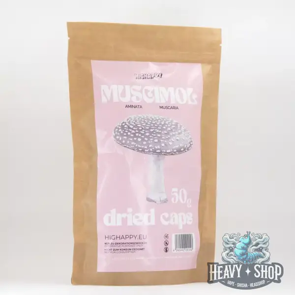 Highappy | Muscimol Dried Caps | 50g