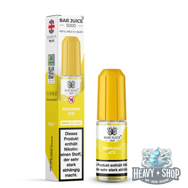Bar Juice | Banana Ice | Nic Salt Liquid | 10mg/ml