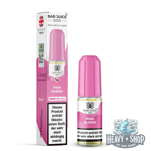 Bar Juice | Pink Bubba | Nic Salt Liquid | 10mg/ml