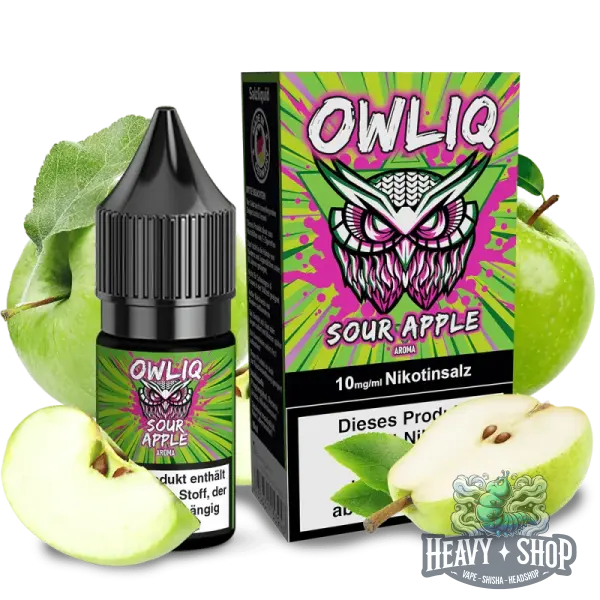 OWLIQ | Nic Salt Liquid | Sour Apple | 10mg