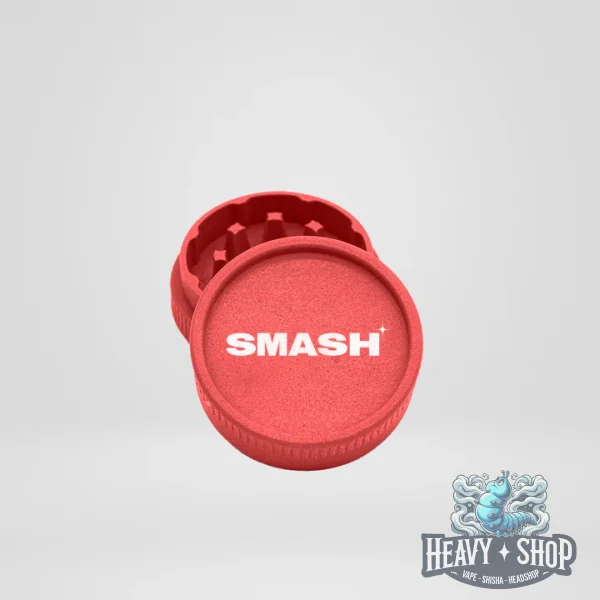 Smash | Bio Hanf Grinder 2-teilig | red | ⌀ 55 mm