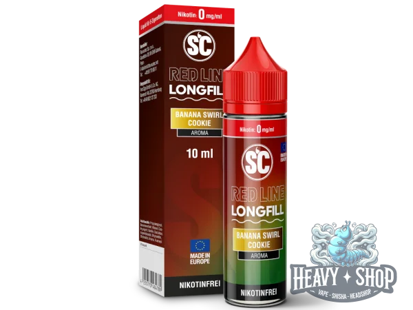 SC Longfill | Red Line | Banana Swirl Cookiee | 10ml