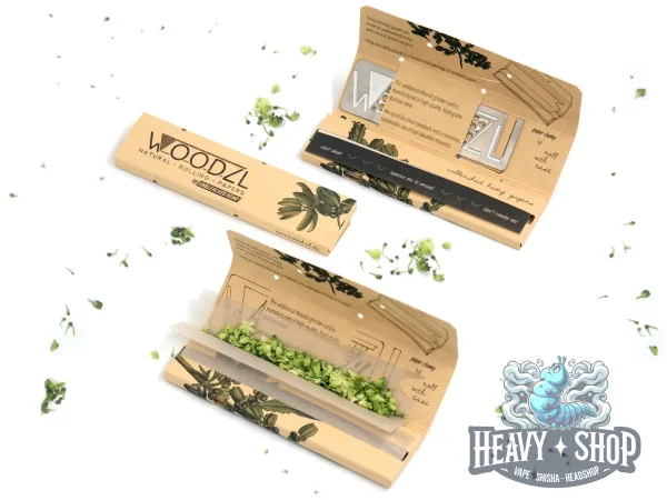 Woodzl | Longpapers | Hemp Classis mit Paperclamp