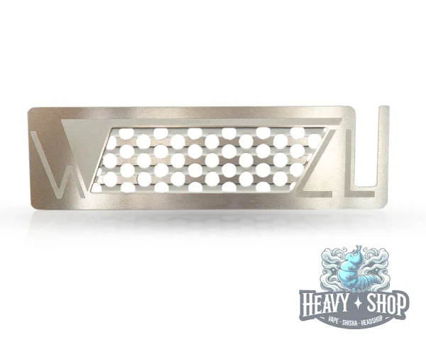 Woodzl | Edelstahl Grinderkarte mit Stopfer