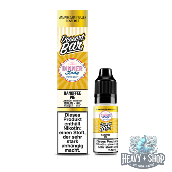 Dinner Lady | Dessert Bar | Banoffee Pie | 10ml Liquid