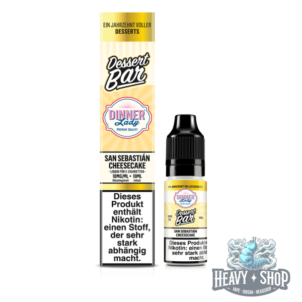 Dinner Lady | Dessert Bar | San Sebastian
 Cheesecake | 10ml Liquid