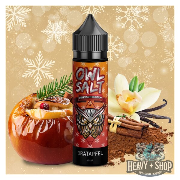 OWL Salt | Longfill | X-Max Edition | Bratapfel | 10ml