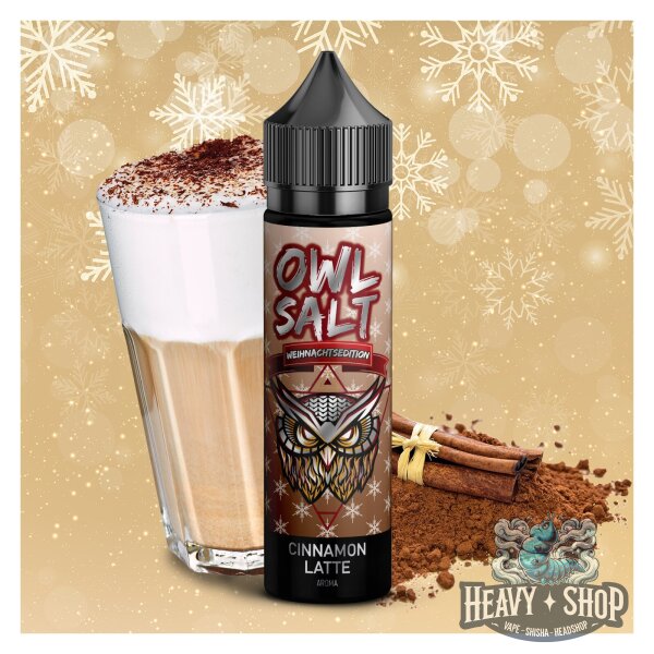 OWL Salt | Longfill | X-Max Edition | Cinnamon Latte | 10ml