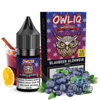 OWLIQ | Nic Salt Liquid | Blaubeer Glühwein | 10ml
