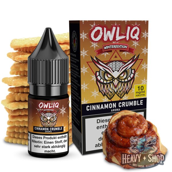OWLIQ | Nic Salt Liquid | Cinnamon Crumble | 10ml