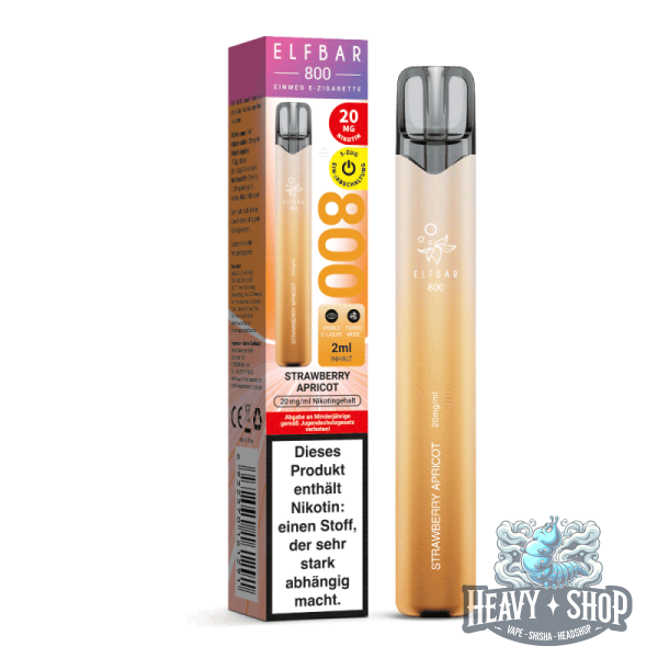 Elfbar | 800 Züge | Strawberry Apricot | 20mg
